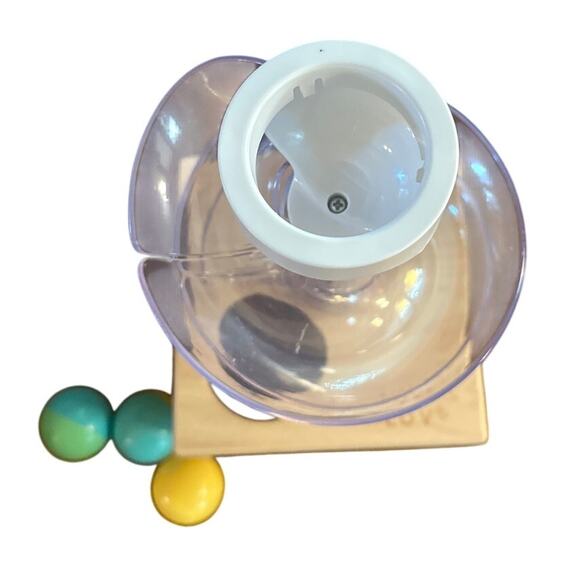 Lovevery Slide & Seek Ball Run Babbler Play Kit 13-15Mo Wooden Toy + 3 Balls - Picture 6 of 7